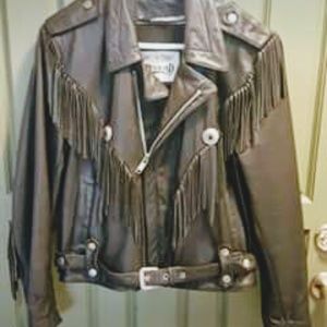 Woman's Leathe Riding Jacket